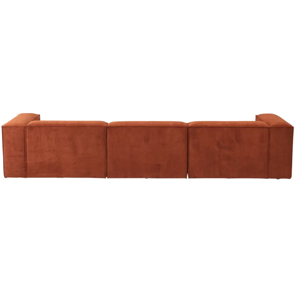 NOUS Living Igor III 4-zitsbank terracotta, foto 3