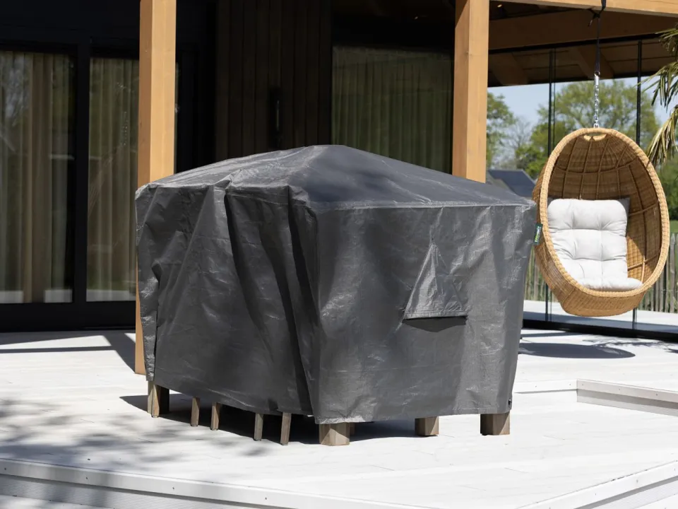Kees Smit Collectie Kees Smit Tuinmeubelhoes barset 137x100x95cm grijs, foto 2