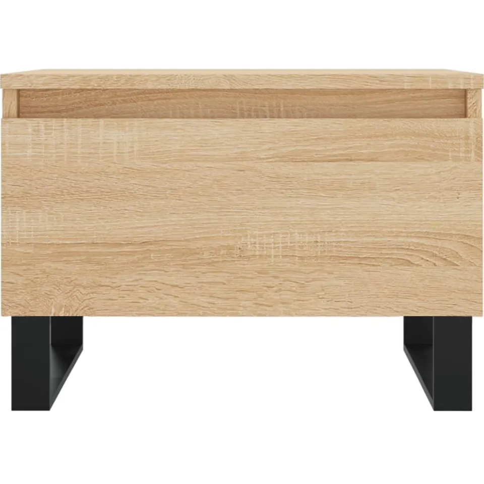 vidaXL Salontafels 2 st 50x46x35 cm bewerkt hout sonoma eikenkleurig, foto 4