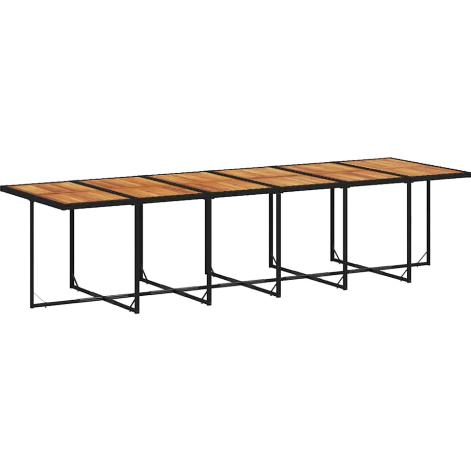 vidaXL 17-delige Tuinset met kussens poly rattan zwart, foto 3