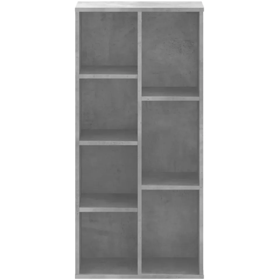 vidaXL Boekenkast 50x25x105 cm bewerkt hout betongrijs grijs, foto 3