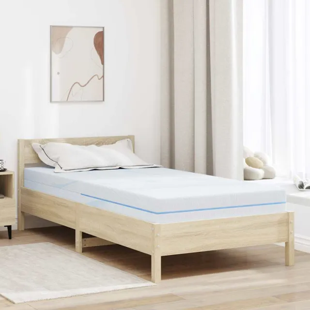 vidaXL Matras Medium stevig 120 x 200 cm Wit