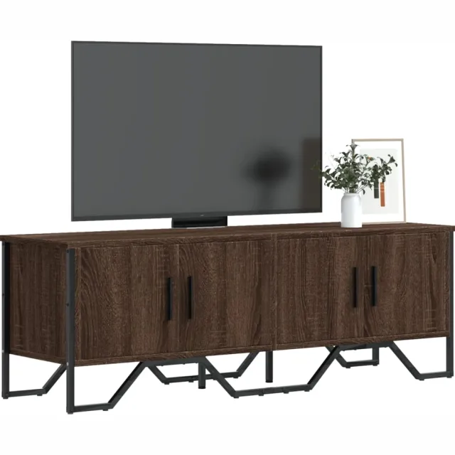 vidaXL Tv-meubel 122x34x41 cm bewerkt hout bruin eikenkleurig, foto 2