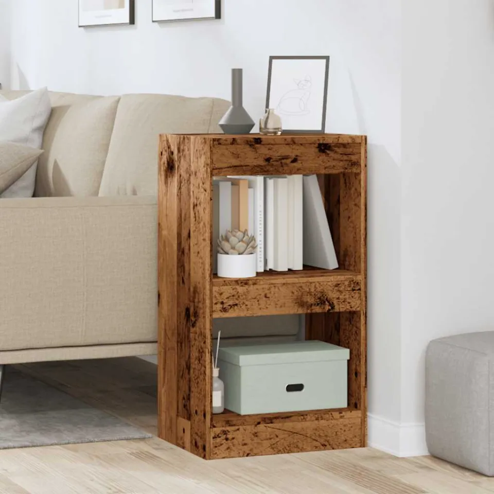 vidaXL Boekenkast / kamerscherm 40x30x72 cm oud houtkleurig bruin, foto 2