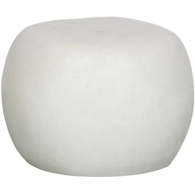 vtwonen Pebble Bijzettafel - Fiber Clay - Wit - 35x50x50 white