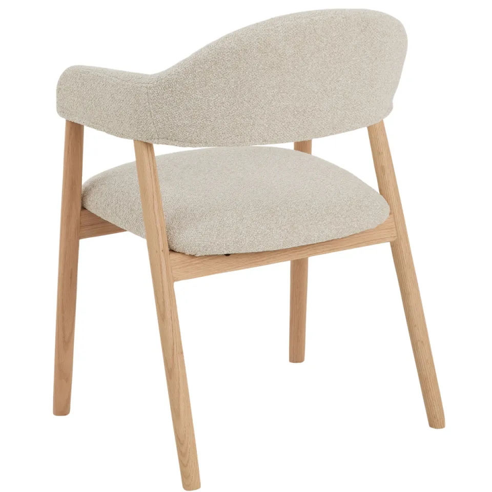 NOUS Living eetkamerstoel Myra beige, foto 4