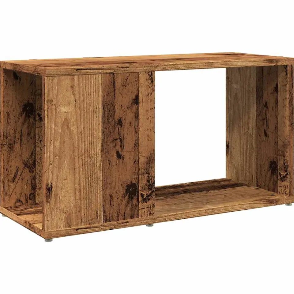 vidaXL Tv-meubel 60x24x32 cm bewerkt hout oud houtkleurig bruin, foto 3