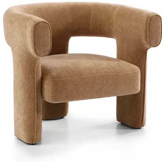 NordXL Fauteuil Bibi chenille terracotta