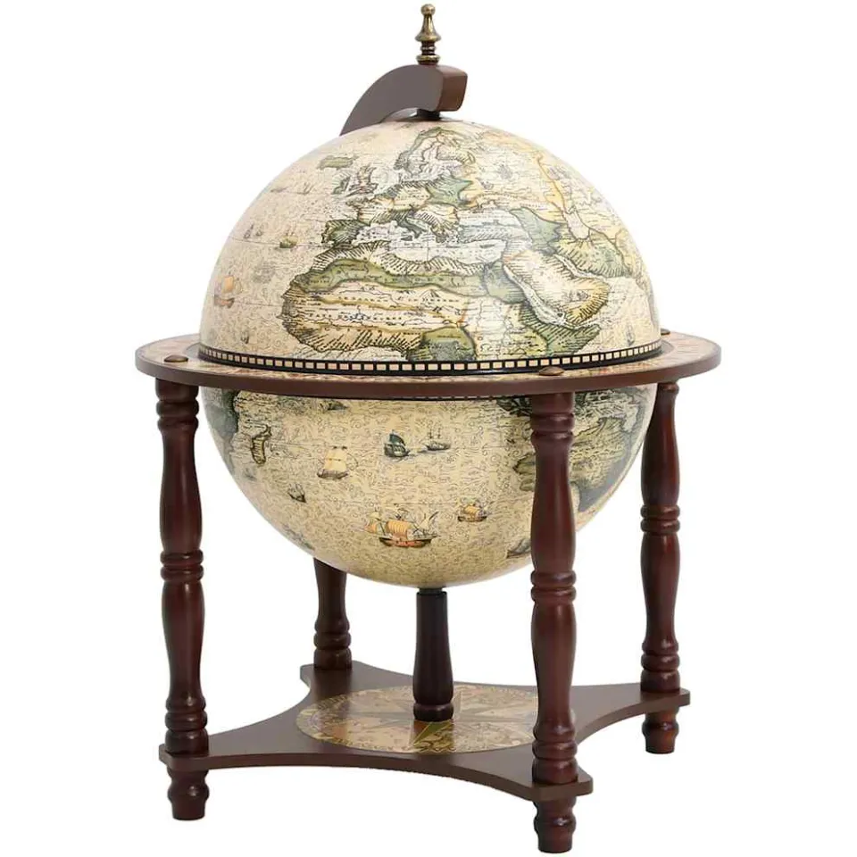 vidaXL Globebar massief eucalyptushout bruin, foto 3