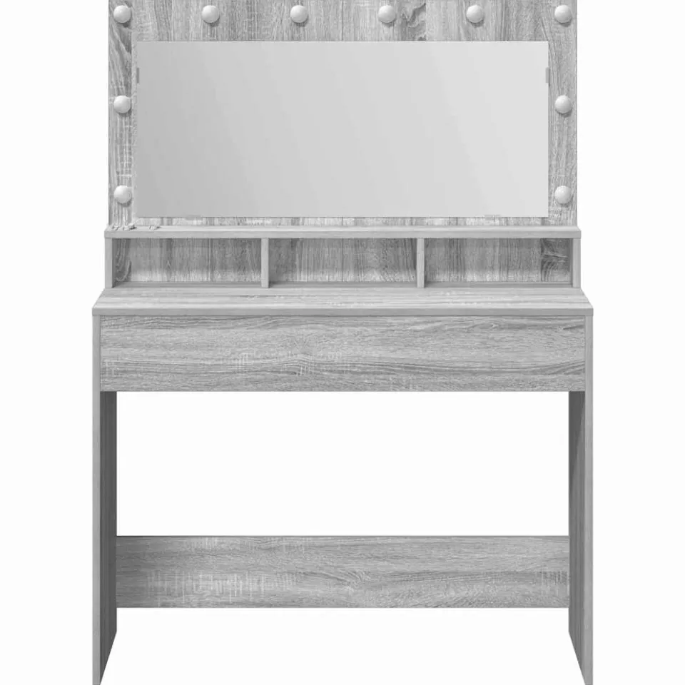 vidaXL Plafondtafel Grijs Sonoma 100 x 41 x 135 cm Bewerkt hout, foto 3