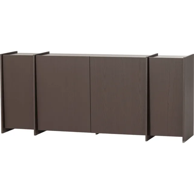 WOOOD Brock dressoir bruin mid brown