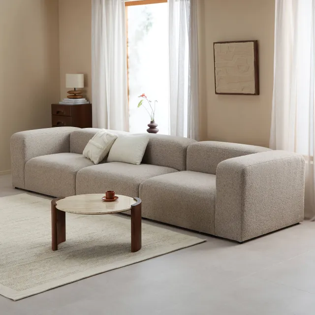 Studio LIVIT Ylva 4-zitsbank beige, foto 2