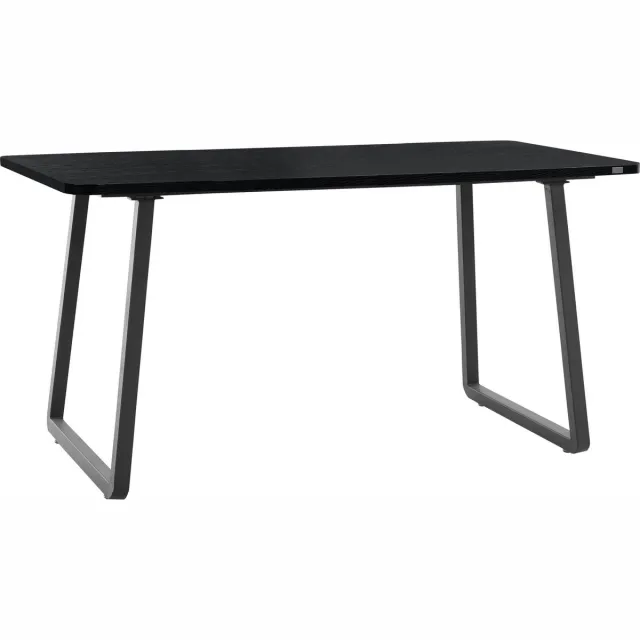 Notio Living Leeds-Eettafel - 160 cm Zwart