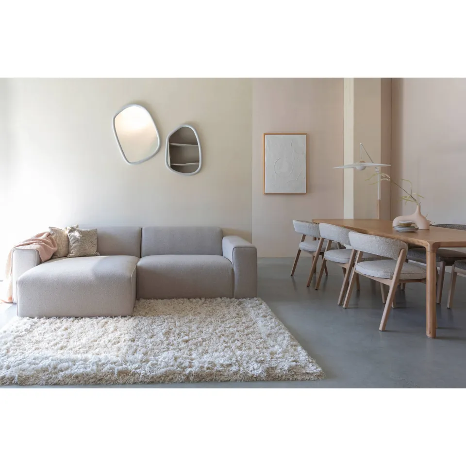 Zuiver hoekbank links Sofa Milka - cappuccino, foto 3