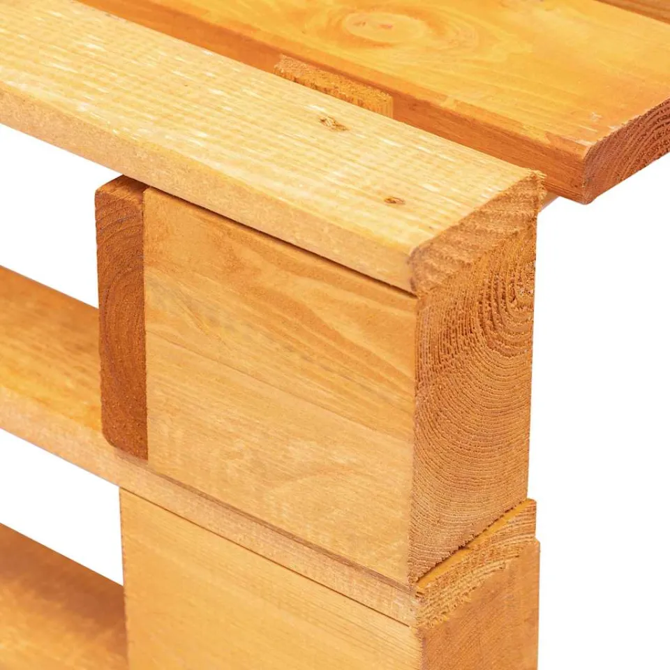 vidaXL Tuinhocker pallet hout honingbruin bruin, foto 4