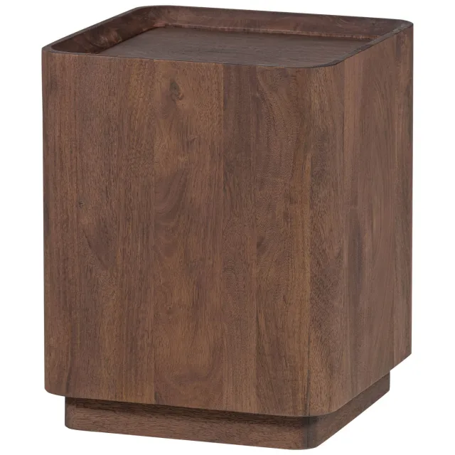WOOOD Volu Bijzettafel - Mangohout - Bruin - 50x40x40 brown