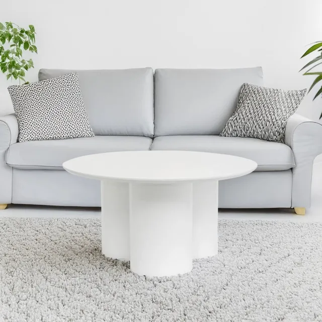 Homla Salontafel | TIMBERLY | wit gelakt | 80x80x40 cm | 746680