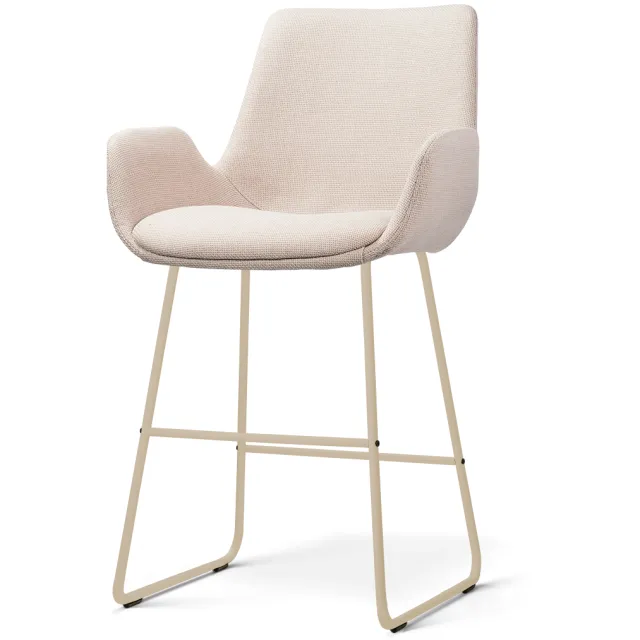 Nolon Nino-Eef barkruk beige - beige onderstel - 65 cm