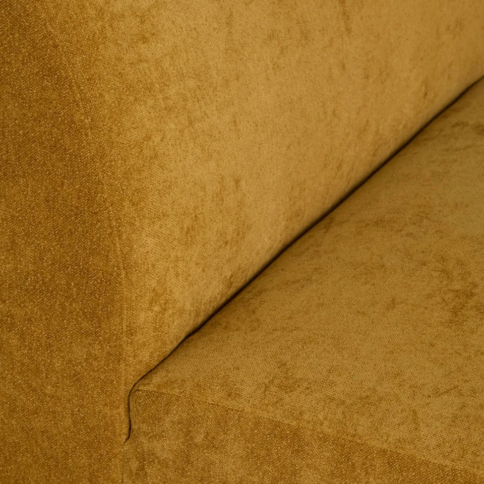 NOUS Living Rhea 1-zits element eetkamerbank geel, foto 7