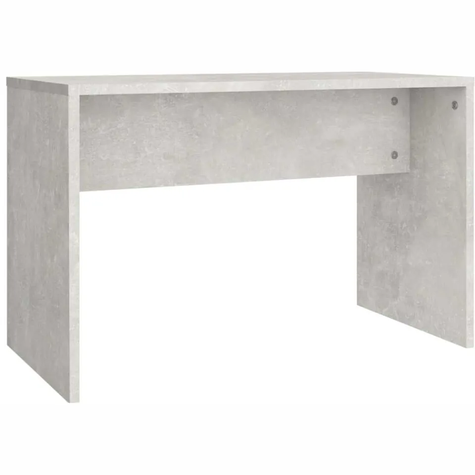 vidaXL Kaptafelkruk 70x35x45 cm bewerkt hout betongrijs