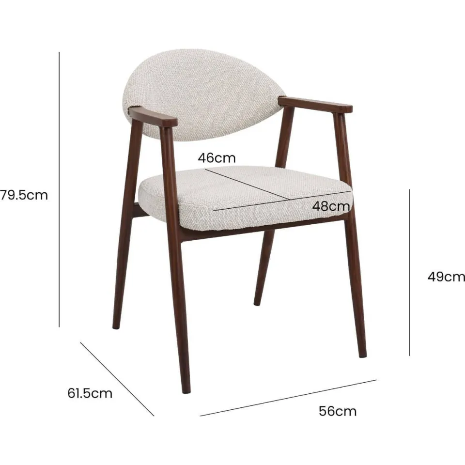 Giga Meubel Karup eetkamerstoel beige, foto 5