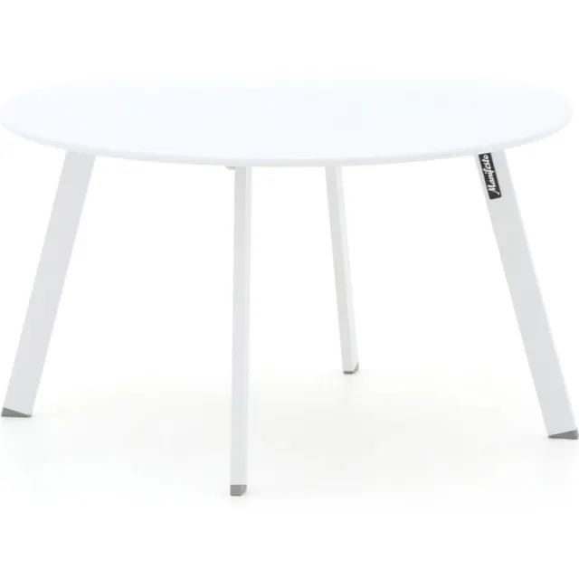 Manifesto Furniture Manifesto Bovezzo bijzet tuintafel ø 70cm (h:40cm) Wit