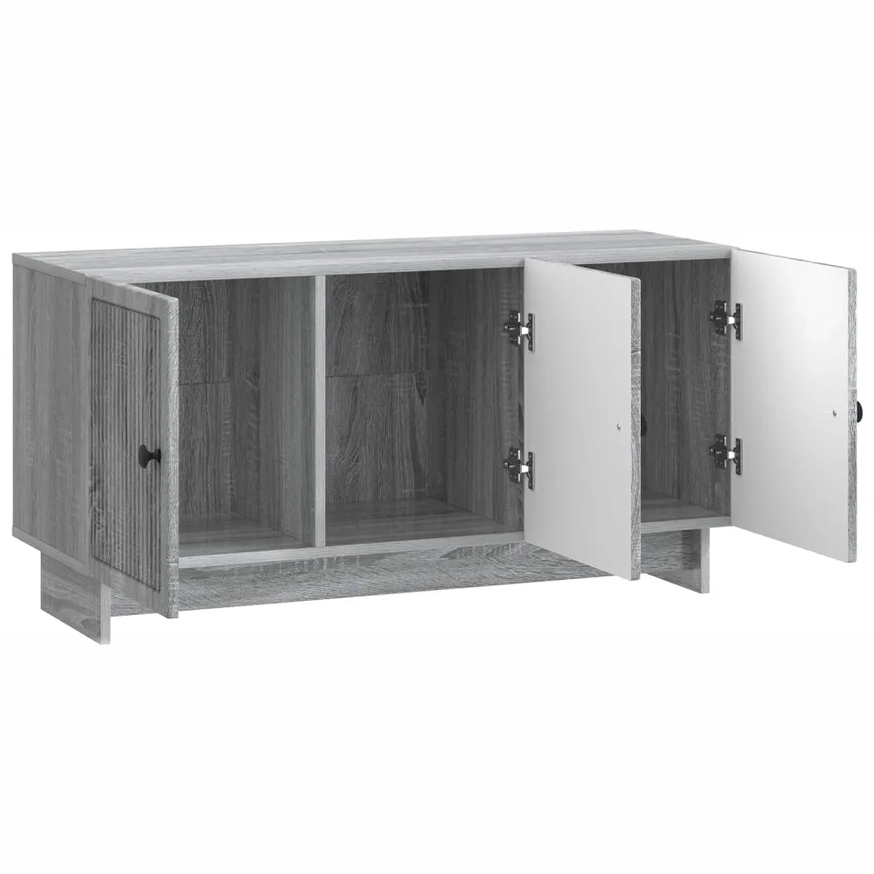 vidaXL TV-kast 99 x 34,5 x 50 cm Grijs sonoma Bewerkt hout, foto 4