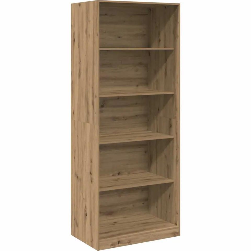 vidaXL Kledingkast 80x50x200 cm bewerkt hout artisanaal eikenkleur, foto 3