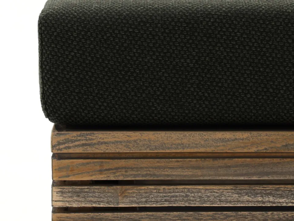 ROUGH Furniture ROUGH-D lounge voetenbank 89x52,5cm bruin, foto 5