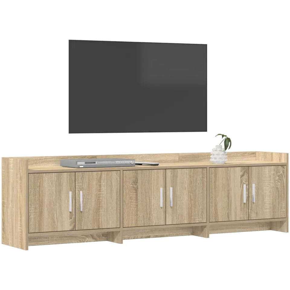 vidaXL TV-kast 168 x 33 x 47 cm Sonoma Eiken Bewerkt hout, foto 2