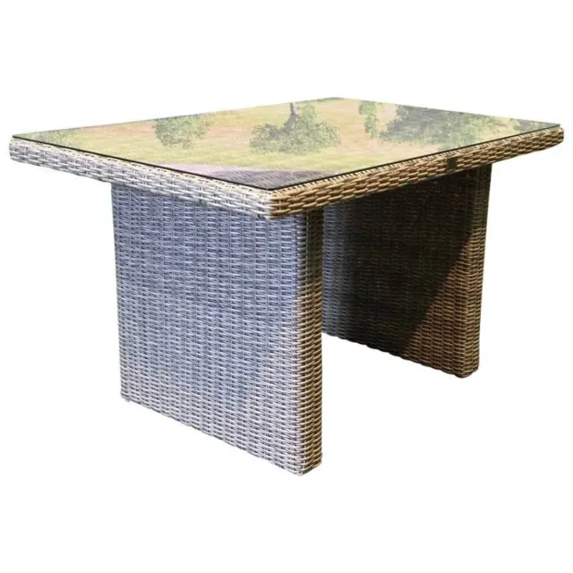 AVH-Collectie Ibiza lounge-dining tafel 120x80xH70 cm grijs