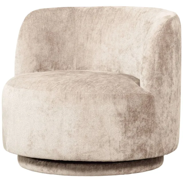 WOOOD Popular Fauteuil - Polyester - Naturel - 72x81x80 natural