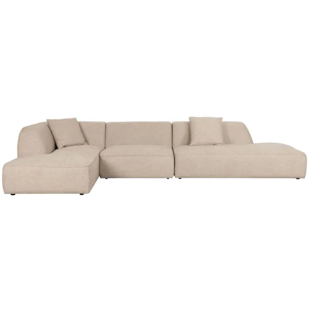 Housecraft Living hoekbank rechts Tanja - beige