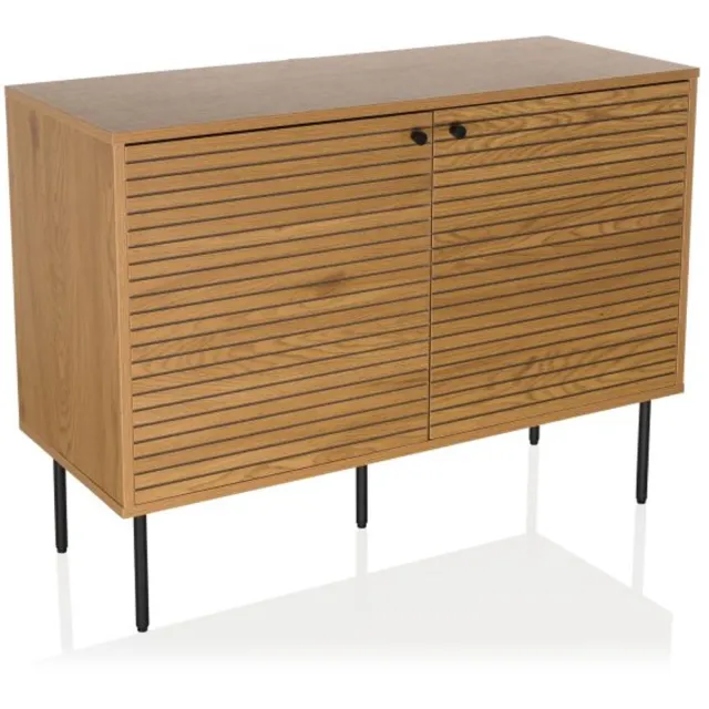 hjh LIVING Dressoir LINNO S 100x40x74 cm 2 deuren eiken hjh LIVING