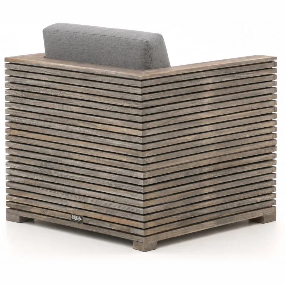 ROUGH Furniture ROUGH-C lounge tuinstoel bruin, foto 4
