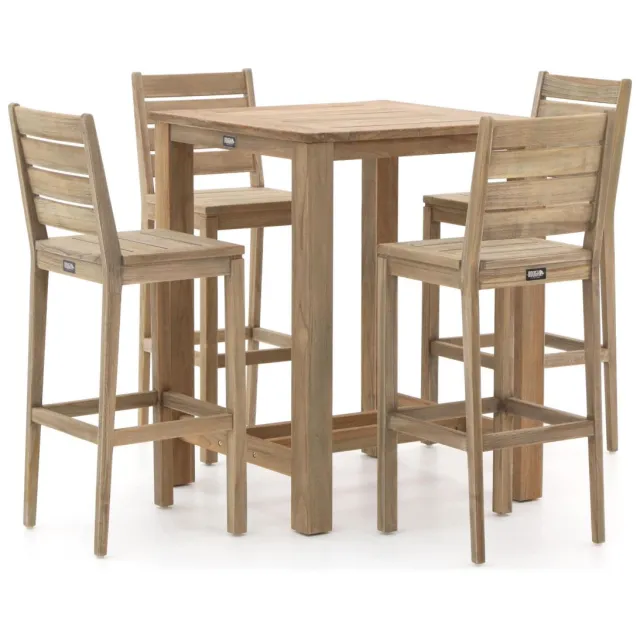 ROUGH Furniture ROUGH-S/ROUGH-X 80cm barset 5-delig Bruin