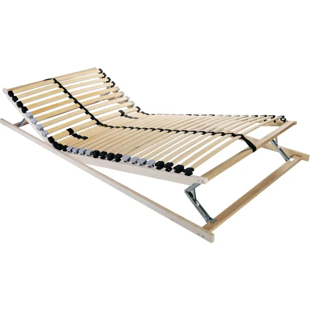 vidaXL Lattenbodem Bruin 120 x 190 cm Massief beukenhout