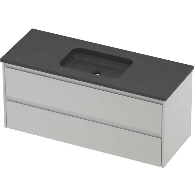 Proline Rollo Badmeubelset Hardsteen Elegant Midden 120x46x54 cm Blue Stone Glans Wit