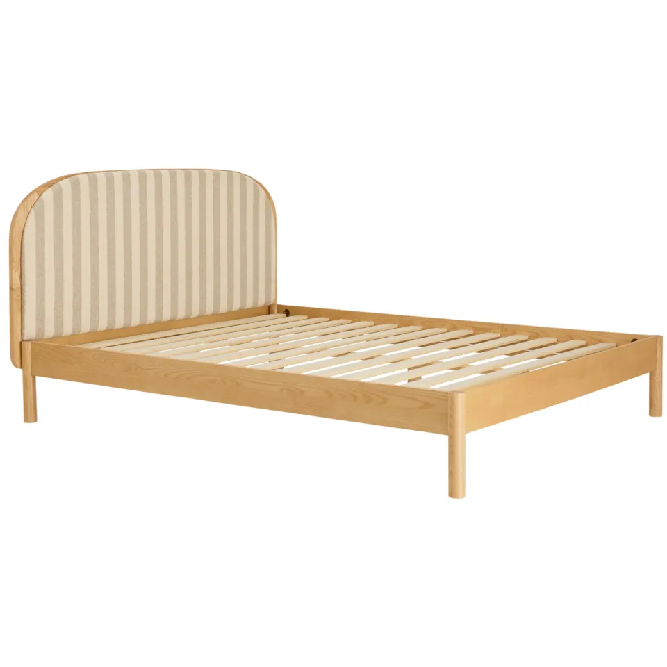 NOUS Living Carrie bed naturel gestreept, foto 3