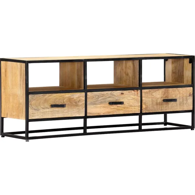 vidaXL Tv-meubel 120x30x45 cm massief mangohout Bruin