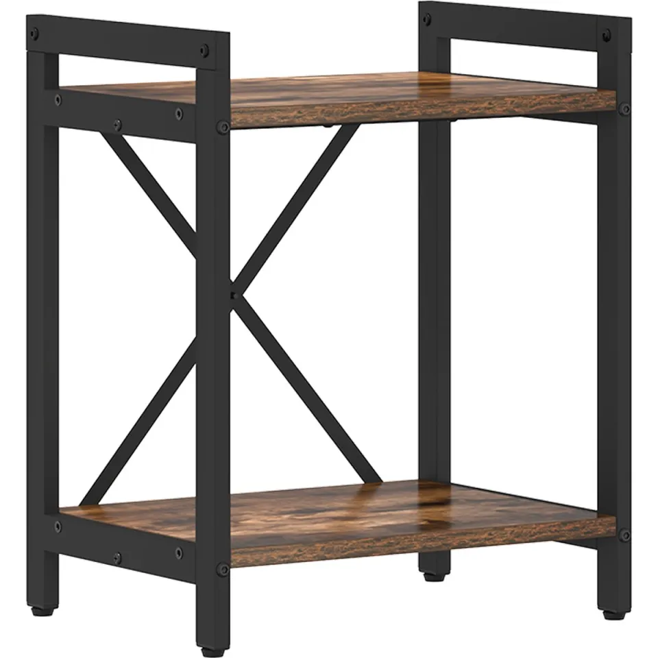 vidaXL Boekenkast 40 x 30 x 50 cm Bewerkt hout Gerookt eiken, foto 3