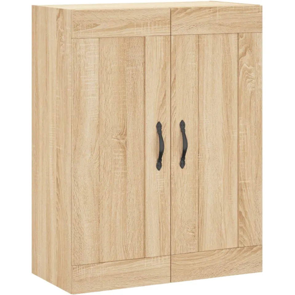 vidaXL Hangkasten 2 st bewerkt hout sonoma eikenkleurig, foto 3