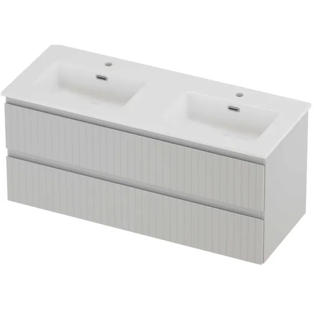 Proline Tribute Badmeubelset Porselein Elegant Gefreesd 120x46x54 cm Glans Wit Glans Wit