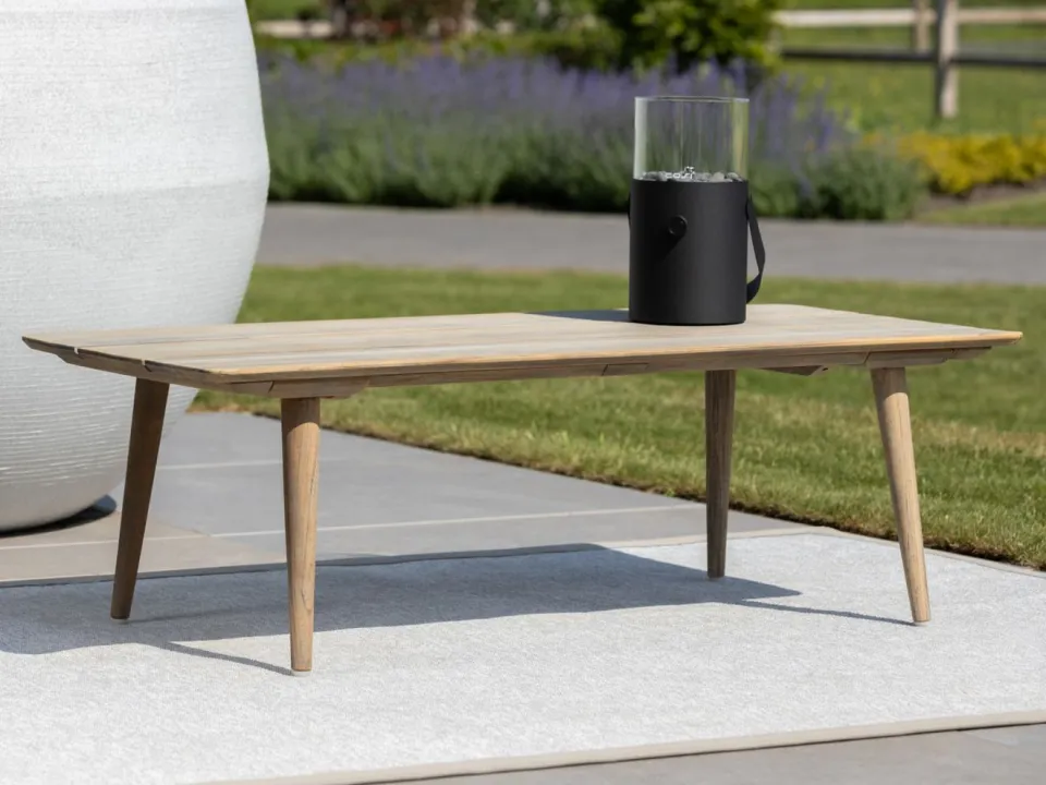 ROUGH Furniture ROUGH-K lounge tuintafel 120x60x38cm bruin, foto 3
