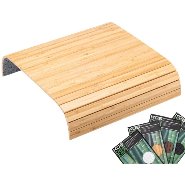 Duraxl Armleuningtafel - Bamboe - 41,5 x 34 cm - Naturel
