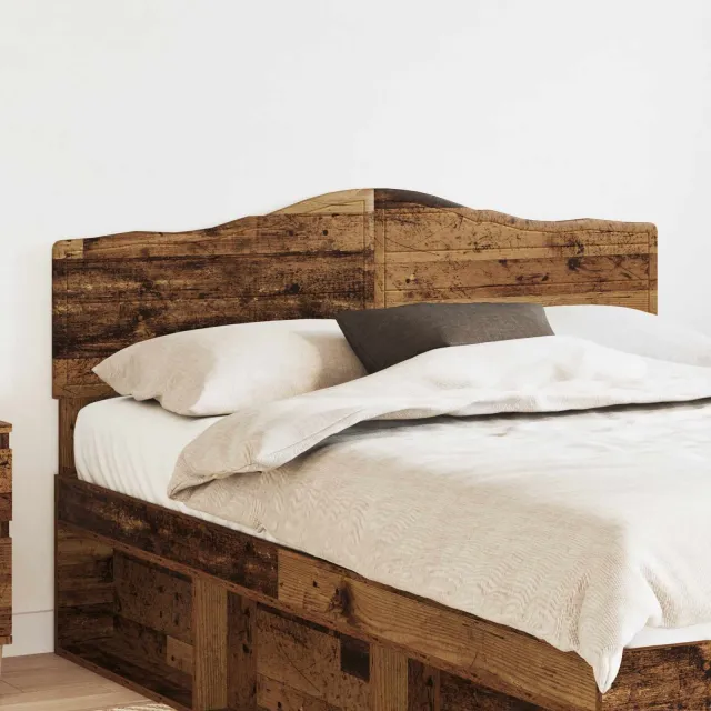 vidaXL Hoofdbord Oud Hout Bewerkt hout Bruin