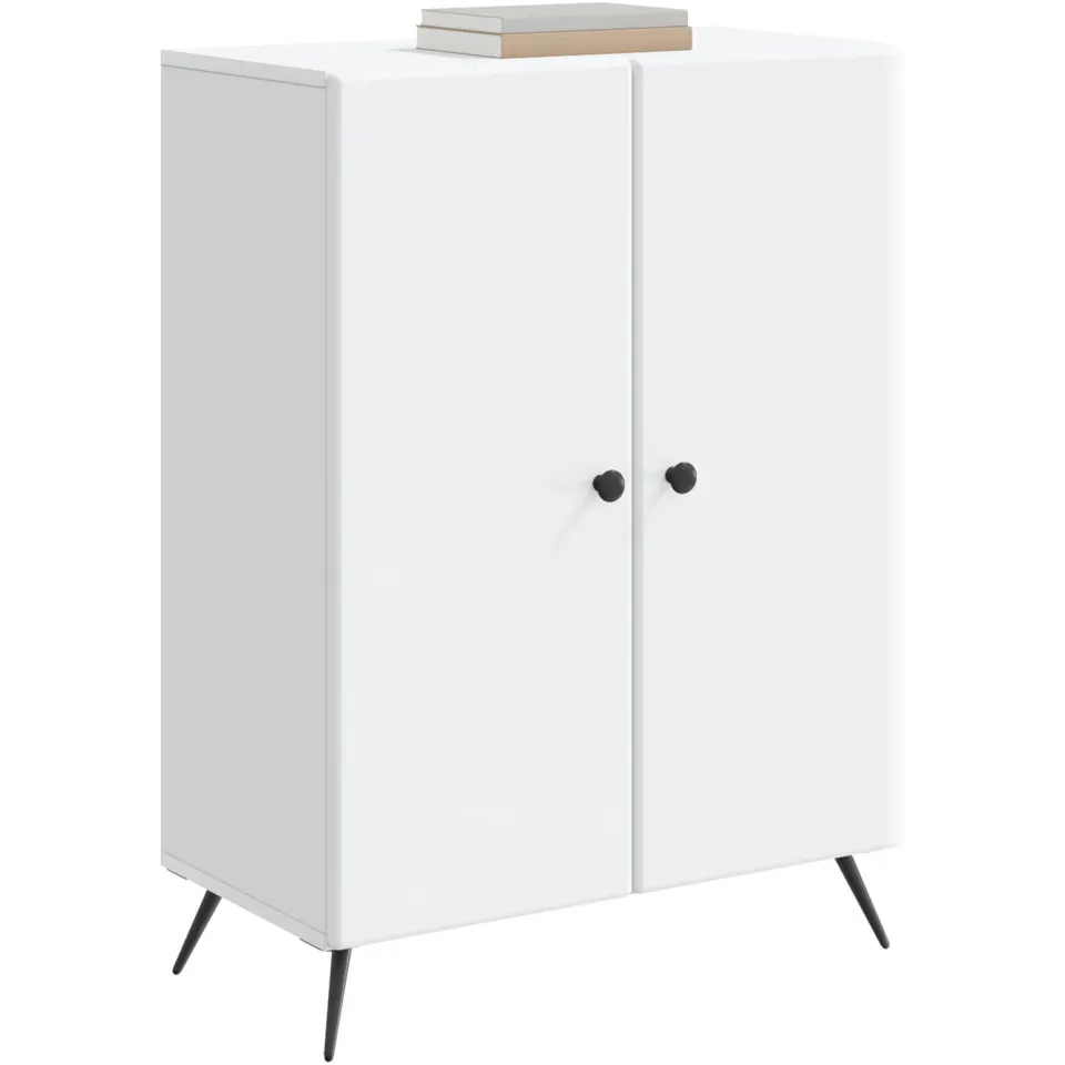 vidaXL Dressoir Wit 66 x 34,5 x 90 cm Bewerkt hout