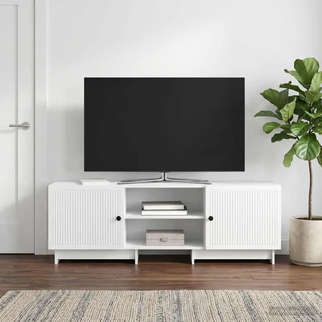 vidaXL TV-kast Wit 150 x 31 x 50 cm Geconstrueerd hout, foto 2