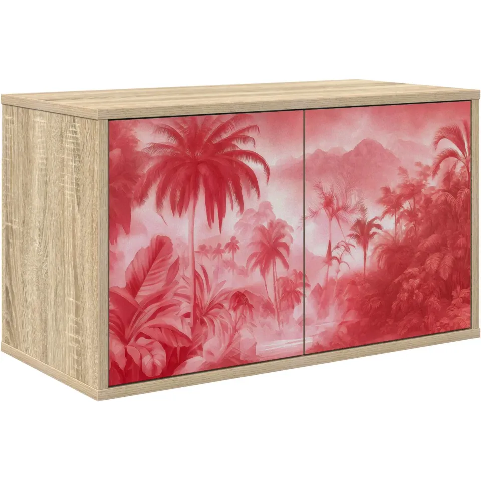 vidaXL Wandgemonteerd tv-meubel AACHEN 69 x 33 x 40 cm Sonoma Eiken, foto 3