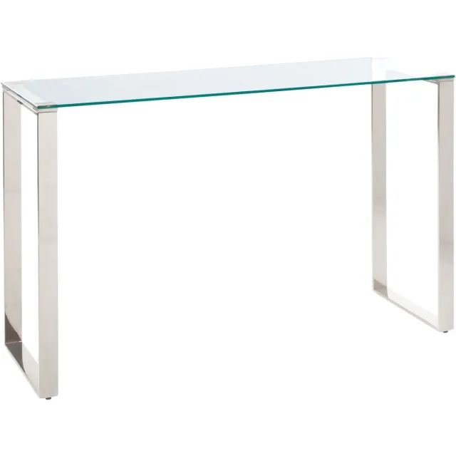 Beliani TILON - Sidetable - Zilver - Veiligheidsglas